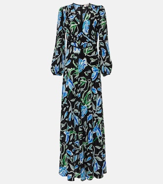 Robe longue Seline à fleurs | Diane von Furstenberg