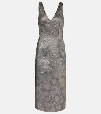 Floral brocade cocktail dress | Toteme