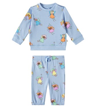 Baby cotton sweatshirt and sweatpants set | Stella McCartney Kids