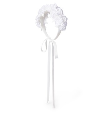 Floral-appliqué headband | Monnalisa