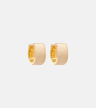 Signature gold-plated hoop earrings | Toteme