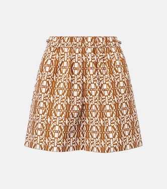 Taiga high-rise cotton shorts | Max Mara