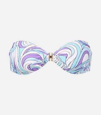 Istanbul printed bandeau bikini top | Melissa Odabash
