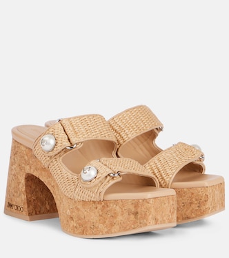 Fayence 95 platform mules | Jimmy Choo