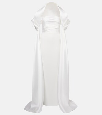 Robe longue Vera en satin | Solace London