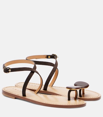 Sandalen Kigali aus Veloursleder | Amanu