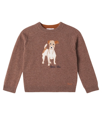 Berlioz intarsia cashmere sweater | Bonpoint