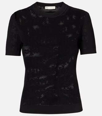 T Monogram jacquard T-shirt | Tory Burch