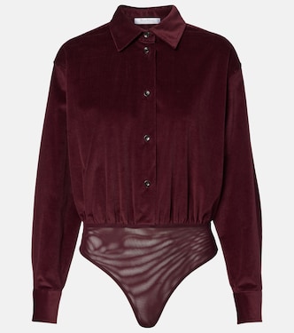 Fertile cotton velvet bodysuit | Max Mara
