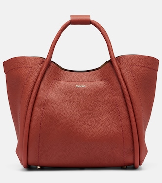 Marine Small leather tote bag | Max Mara