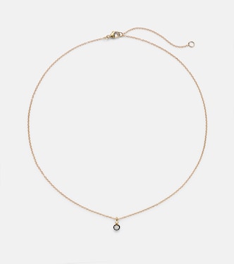 Halskette The Shadow aus 10kt Gelbgold (417/1000) mit Diamant | Stone and Strand