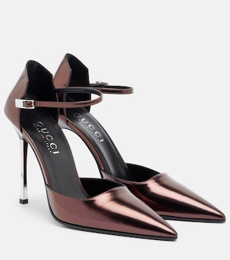 Bombshell metallic leather pumps | Gucci