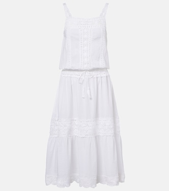 Manor crochet cotton midi dress | Anna Kosturova
