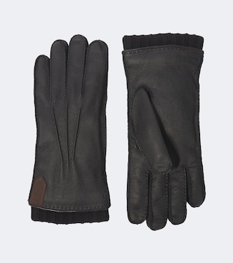 Gants en cuir et cachemire | Canali