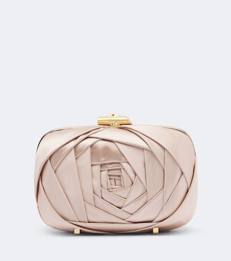 Rose Vivier satin clutch | Roger Vivier