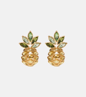 Verzierte Ohrringe Pineapple | Oscar de la Renta