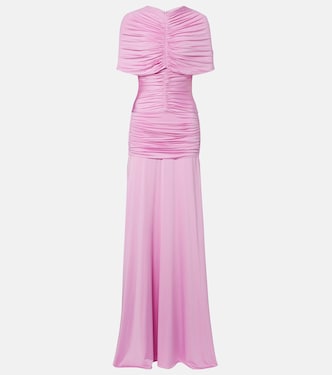 Maxikleid aus Jersey | Self-Portrait