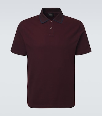 Cotton piqué polo shirt | Brioni