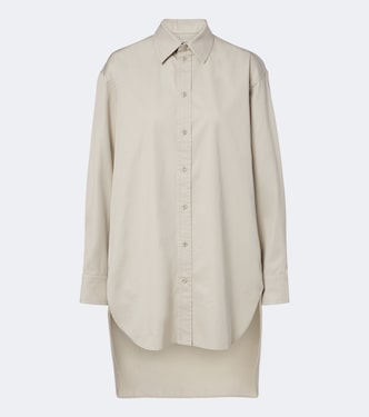 Chemise asymétrique en coton | Phoebe Philo