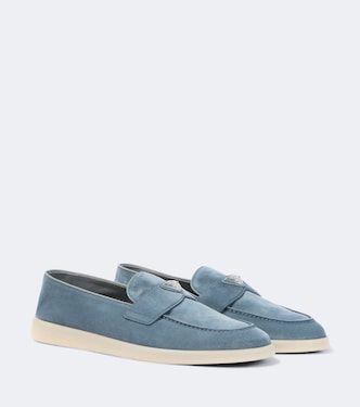 Loafers aus Veloursleder | Prada
