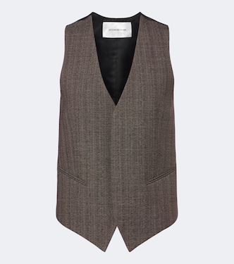Pinstripe vest | Victoria Beckham