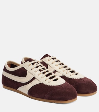 Sneakers in suede con pelle | Dries Van Noten