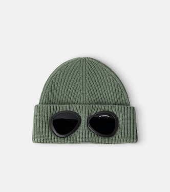 Gerippte Beanie Goggle Lens aus Wolle | C.P. Company Kids