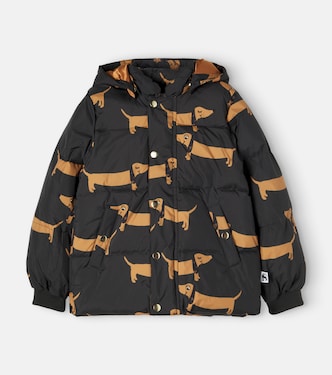 Printed quilted puffer jacket | Mini Rodini