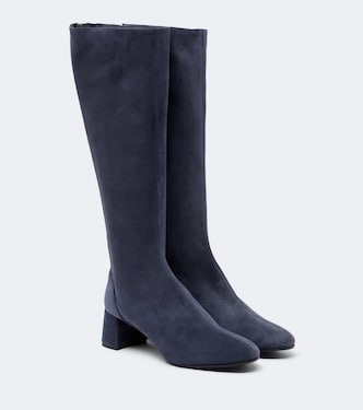 Saint Honoré suede knee-high boots | Aquazzura