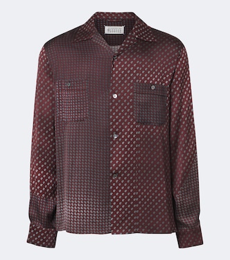 Paisley satin shirt  | Maison Margiela