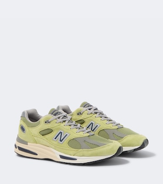 Made in UK 991V2 Summer Brights suede sneakers | New Balance