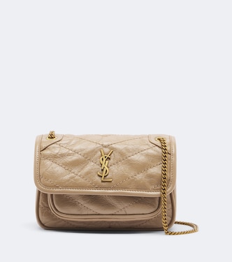 Schultertasche Niki Mini aus Leder | Saint Laurent