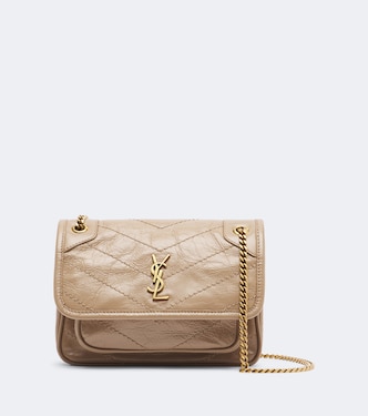 Schultertasche Niki Mini aus Leder | Saint Laurent