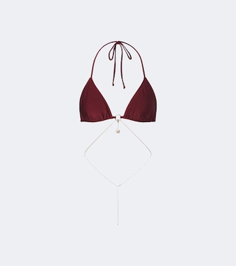 Chain embellished bikini top | Bananhot