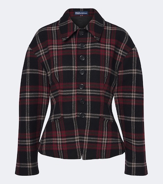 Plaid wool-blend tweed jacket | Polo Ralph Lauren