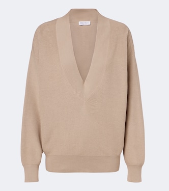 Monili cotton sweater | Brunello Cucinelli