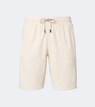 Bolide jacquard cotton-blend terry shorts | Vilebrequin
