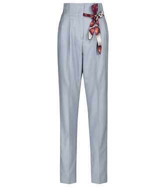 Pantalon slim Johnson à taille haute | Gabriela Hearst