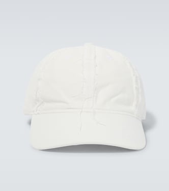 Distressed denim cap | Ranra