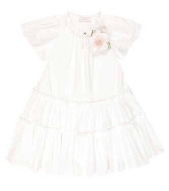 Taffeta flounce dress | Monnalisa