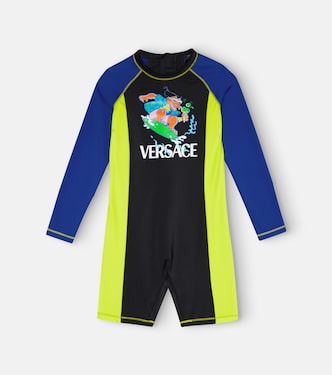 Printed rashguard swimsuit | Versace Kids
