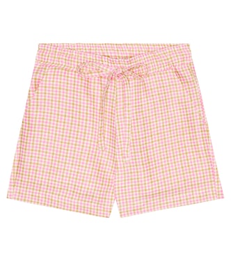 Lex checked linen shorts | Paade Mode