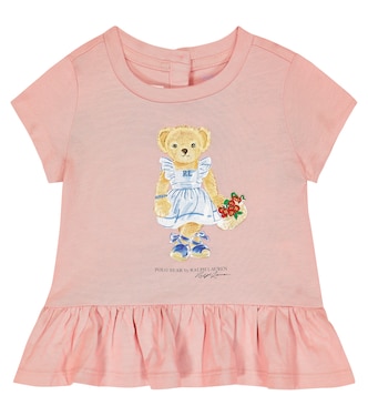 Baby Polo Bear cotton dress | Polo Ralph Lauren Kids