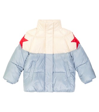 Colorblocked puffer coat | Monnalisa