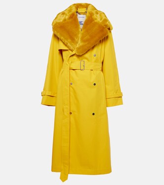 Kennington oversized gabardine trench coat | Burberry