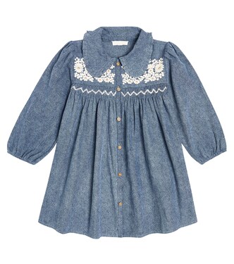 Marlotta embroidered cotton dress | Louise Misha