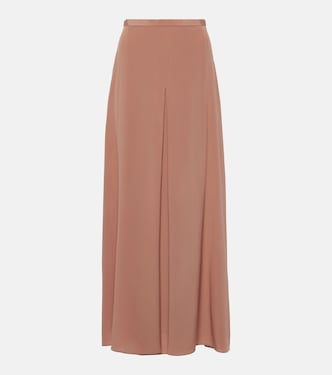 Lotta silk crêpe de chine maxi skirt | Fforme