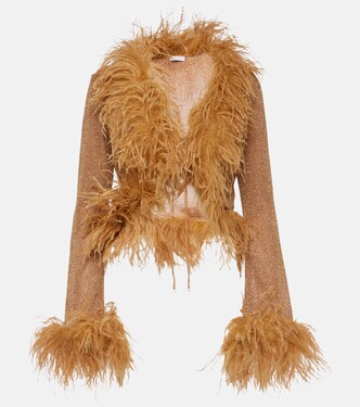 Chemise Lumière à plumes | Oséree