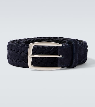 Braided suede belt | Brioni