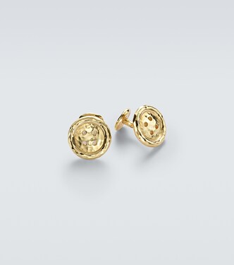 Button 18kt gold cufflinks | Octavia Elizabeth